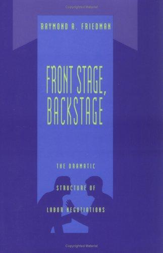 Cover for Front stage, backstage