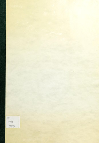 Cover for Agrarian reform and the agricultural proletariat in Cuba, 1958-66