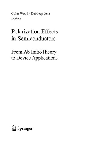 Cover for Polarization effects in semiconductors