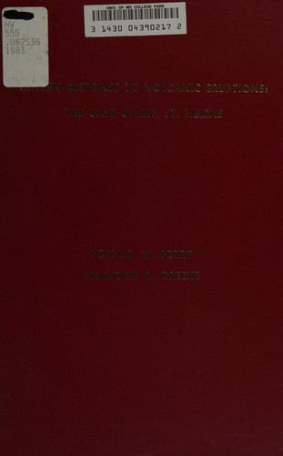 Cover for Citizen response to volcanic eruptions