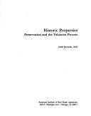 Cover for Historic properties