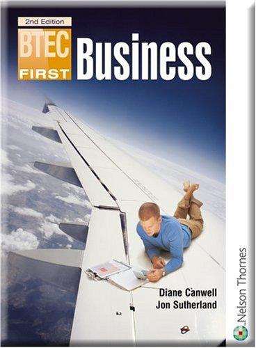 Cover for BTEC First Business
