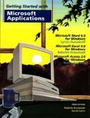 Cover for Getting started with Microsoft applications.