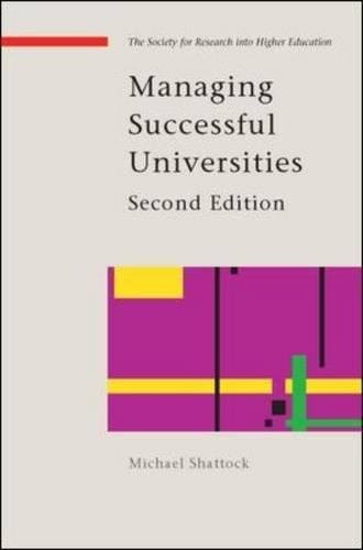 Cover for Managing Successful Universities