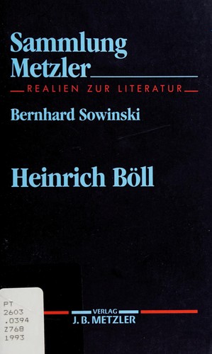 Cover for Heinrich Böll