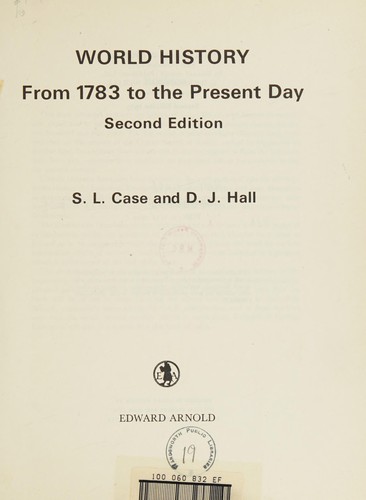 Cover for World History