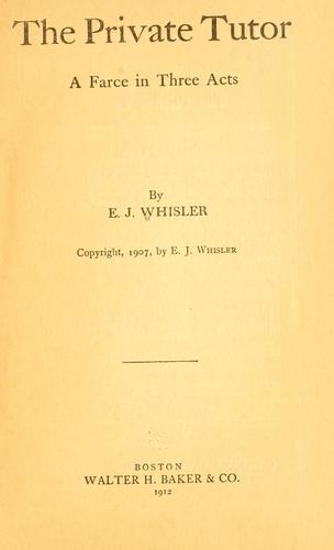 Cover for private tutor