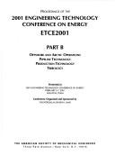Cover for Etce 2001