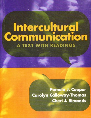 Cover for Intercultural communication