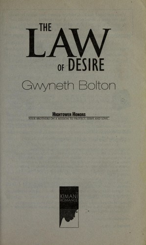 Cover for The law of desire