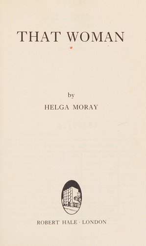 Cover for That woman