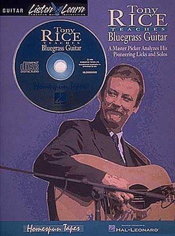 Cover for Tony Rice Teaches Bluegrass Guitar