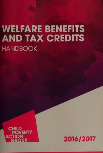 Cover for Welfare benefits and tax credits handbook