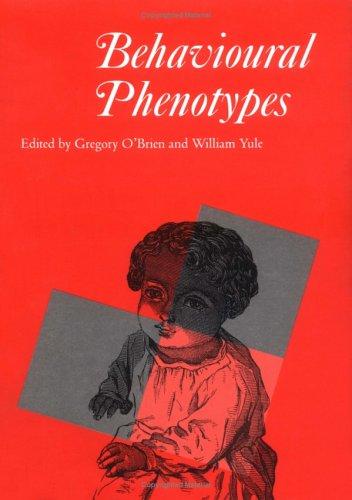 Cover for Behavioural phenotypes