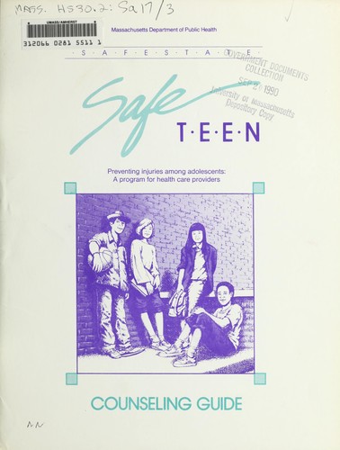 Cover for Safe teen counseling guide