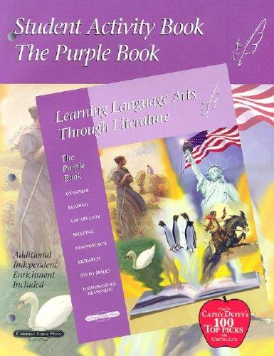 Cover for Purple Student Activity Book (Learniing Language Thru Literature)