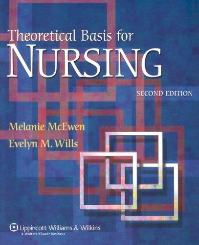 Cover for Theoretical basis for nursing