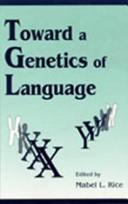 Cover for Towards a Genetics of Language.