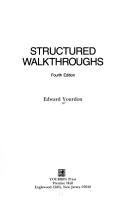 Cover for Structured Walkthroughs (Yourdon Press Computing Series)