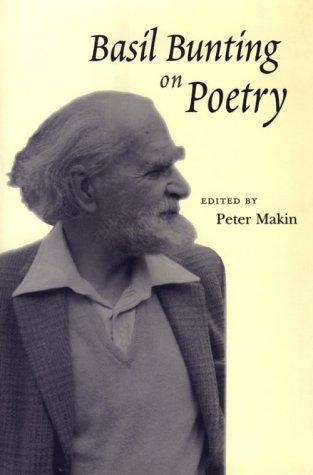 Cover for Basil Bunting on poetry