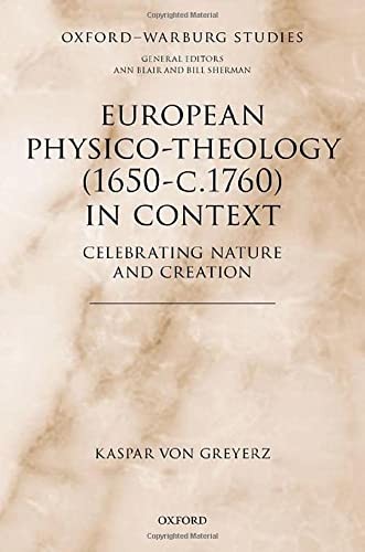 Cover for European Physico-Theology  in Context
