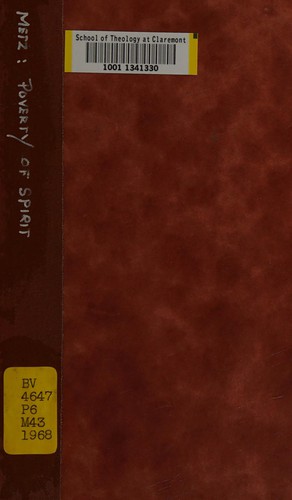 Cover for Poverty of Spirit