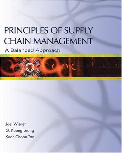Cover for Principles of Supply Chain Management