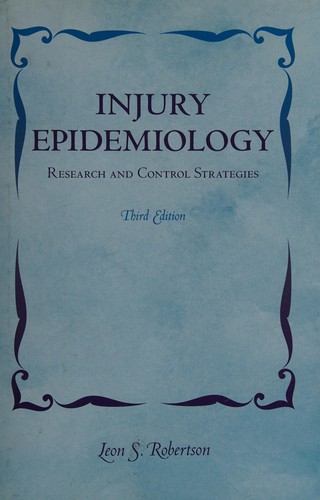 Cover for Injury epidemiology