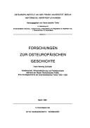 Cover for Forschungen zur Osteuropäischen Geschichte