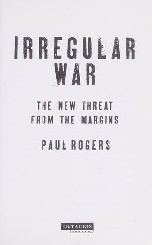 Cover for Irregular War