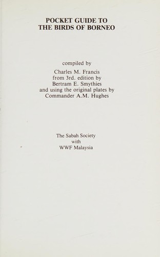 Cover for Pocket guide to the birds of Borneo
