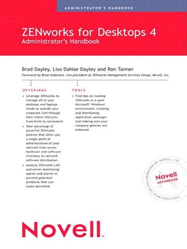 Cover for Novell ZENworks for Desktops 4 Administrator's Handbook