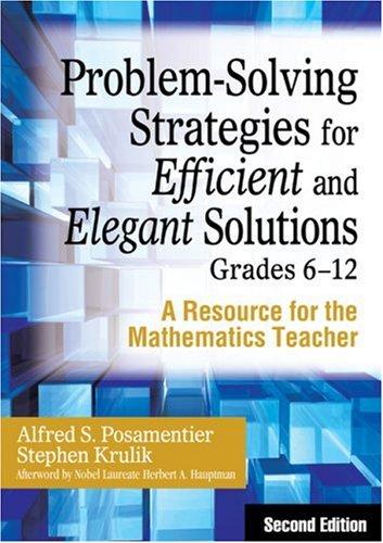 Cover for Problem-Solving Strategies for Efficient and Elegant Solutions, Grades 6-12