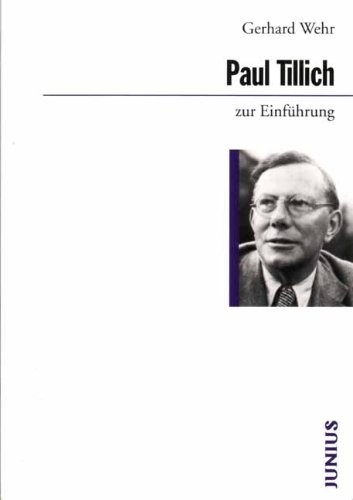 Cover for Paul Tillich zur Einführung