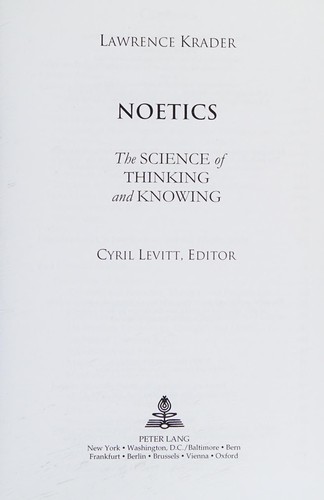 Cover for Noetics