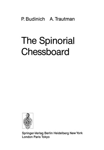 Cover for The Spinorial Chessboard