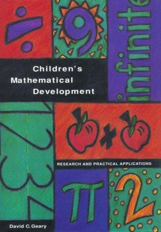 Cover for Children's mathematical development