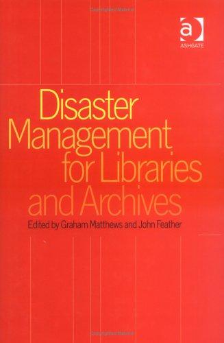 Cover for Disaster management for libraries and archives
