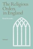 Cover for The religious orders in England