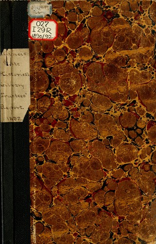 Cover for Biennial report of the Board of Trustees of the Illinois State Historical Library