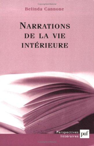 Cover for Narrations de la vie intérieure