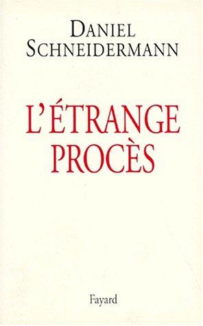 Cover for L' étrange procès