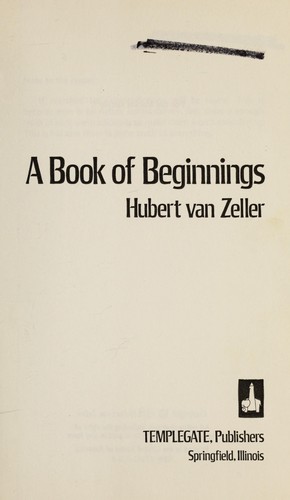 Cover for A book of beginnings