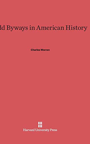 Cover for Odd Byways in American History