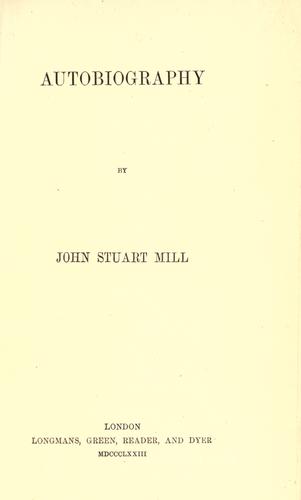 Cover for Autobiography