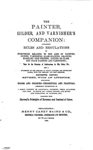 Cover for The Painter, Gilder, and Varnisher's Companion
