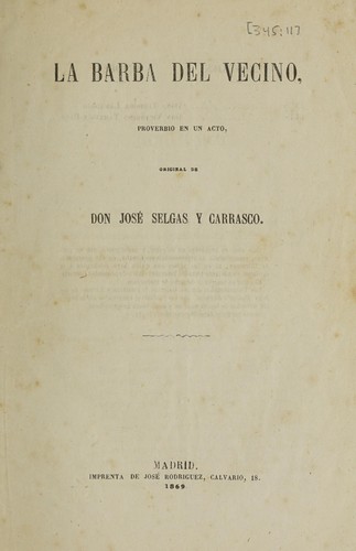 Cover for La barba del vecino