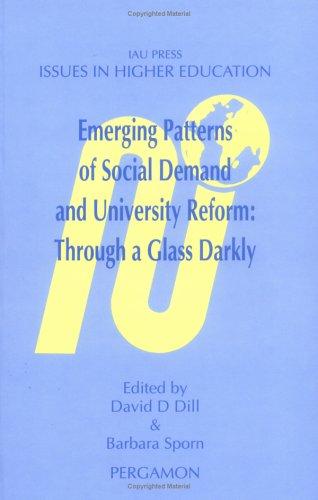 Cover for Emerging Patterns of Social Demand and University Reform