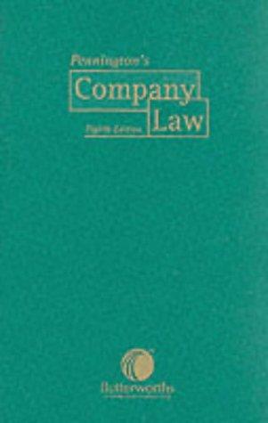 Cover for Pennington's Company Law