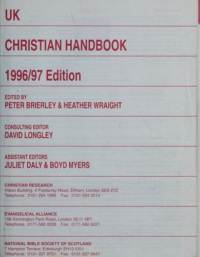 Cover for UK Christian handbook.